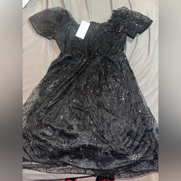 Black Starry Dress - Picture 1 of 7